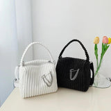 Women's Corduroy Shoulder Bag Casual Purse