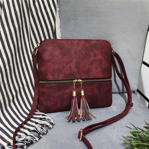 Tassel Decoration Crossbody Bag Wild Style Shoulder Bag