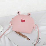 Women Frog Handbag Small Crossbody Shoulder Bag Purse for Student