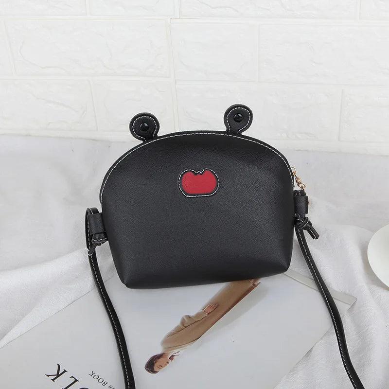 Women Frog Handbag Small Crossbody Shoulder Bag Purse for Student