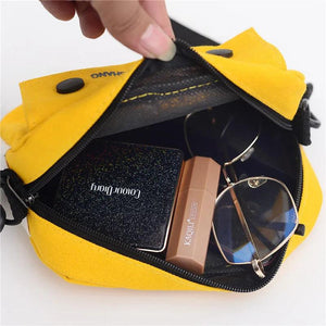 Chicken Cartoon Messenger Bag for Women Girl Student Shopping Handbag