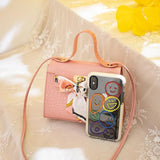 Chain Shoulder Bag Messenger Bag Flap Ladies Tote PU Leather