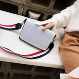 Canvas Flap Messenger Bag with Shoulder Strap