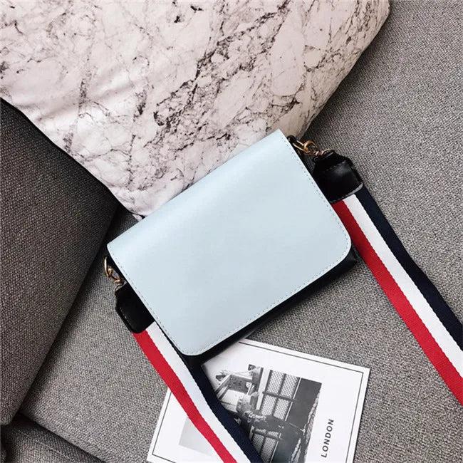 Canvas Flap Messenger Bag with Shoulder Strap