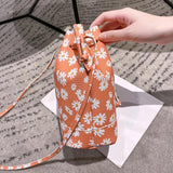 Drawstring Crossbody Bag Women Messenger Bag Ladies Handbag