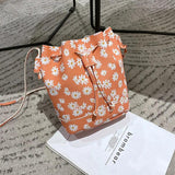Drawstring Crossbody Bag Women Messenger Bag Ladies Handbag
