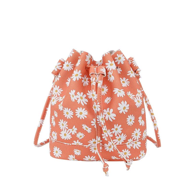 Drawstring Crossbody Bag Women Messenger Bag Ladies Handbag