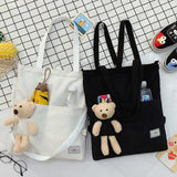 Harajuku Crossbody Canvas Bag Student Style Handbag