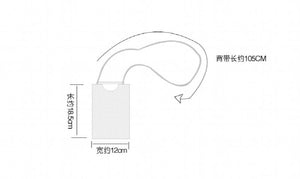 Solid Mini Mobile Phone Bag for Samsung/iPhone/Huawei