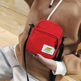 Small Nylon Crossbody Shoulder Bag with Adjustable Strap