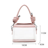 Women Transparent Clutch Bag PVC Clear Bag Ladies Waterproof Beach Bag