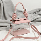 Women Transparent Clutch Bag PVC Clear Bag Ladies Waterproof Beach Bag
