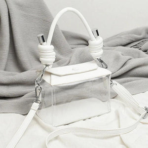 Women Transparent Clutch Bag PVC Clear Bag Ladies Waterproof Beach Bag