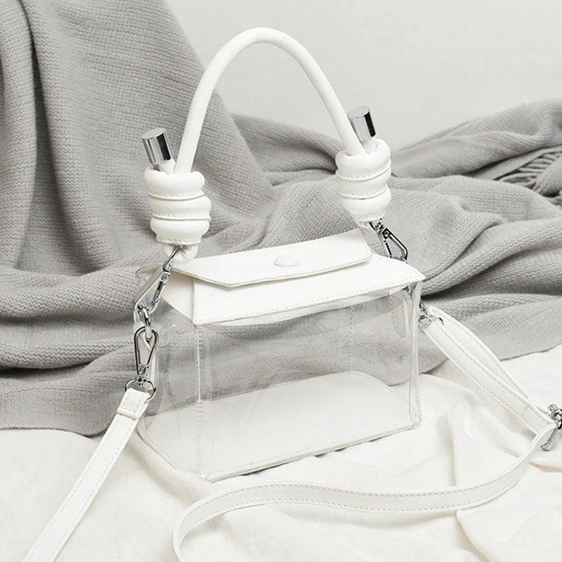 Women Transparent Clutch Bag PVC Clear Bag Ladies Waterproof Beach Bag