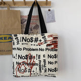 Large Capacity Canvas Handbag Women Tote Shoulder Bag
