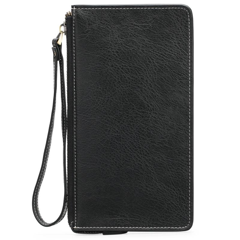 Women's Leather Handbag Wallet - Large Capacity Mobile Phone Bag
