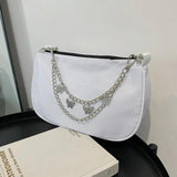 Vintage Butterfly Chain Nylon Women Shoulder Bag