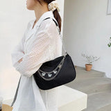 Vintage Butterfly Chain Nylon Women Shoulder Bag