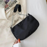 Vintage Butterfly Chain Nylon Women Shoulder Bag
