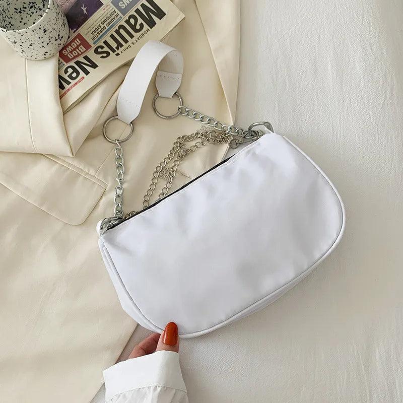 Vintage Butterfly Chain Nylon Women Shoulder Bag
