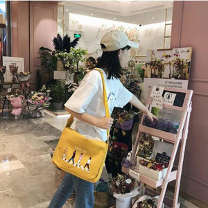 Harajuku Crossbody Bag for Women Large Capacity Handbag Shoulder Messenger Bag