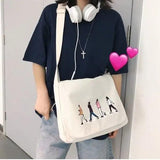 Harajuku Crossbody Bag for Women Large Capacity Handbag Shoulder Messenger Bag