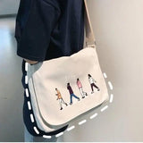 Harajuku Crossbody Bag for Women Large Capacity Handbag Shoulder Messenger Bag