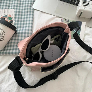 Canvas Cross Bag Casual Women Handbags Shoulder Crossbody Bags