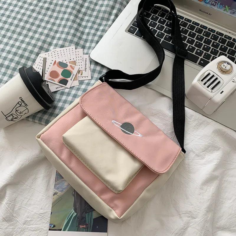 Canvas Cross Bag Casual Women Handbags Shoulder Crossbody Bags