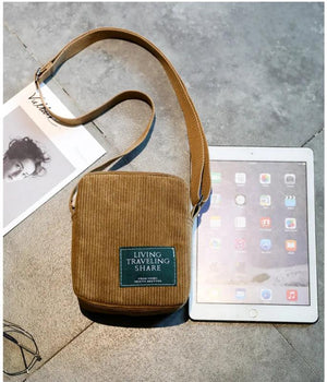 Women Crossbody Messenger Bag Shoulder Bags Casual Handbag for Women Brown