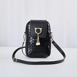 Woven Pearl Tassel Shoulder Bag for Women with Cover Style