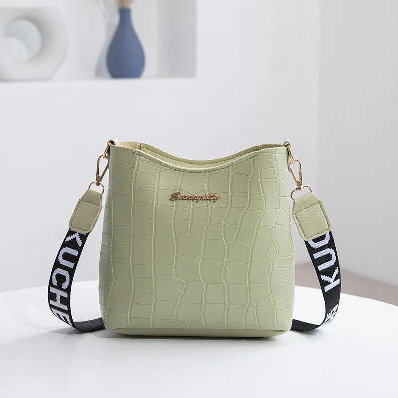 Crocodile Pu Leather Female Crossbody Shoulder Hand Bags for Ladies