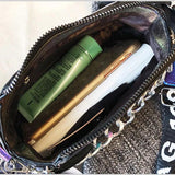 Holiday PU Messenger Crossbody Women Letter Shoulder Bag