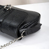Women Leather Chain Crossbody Pack Shoulder Bag