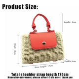 Bohemia Woven Rattan Shoulder Bag for Women