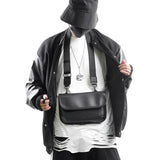 Men Small Crossbody Square Bag Phone Diagonal Street Style Shoulder Bag