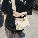 Canvas Cross Stitching Hobo Bag Women Crossbody Shoulder Bag