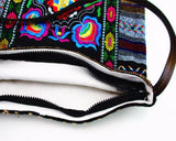Vintage Hmong Tribal Ethnic Thai Boho Crossbody Bag Embroidery Tapestry