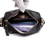 Crossbody Bag Retro Leather Shoulder Bag Casual Satchel Handbag