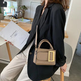 Retro Women Shoulder Bag Pu Soft Crossbody Messenger Bag for Women