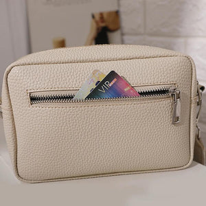 Classic Leather Shoulder Bag Wide Strap Crossbody Messenger Handbags