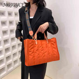 Large Capacity Women Shoulder Handbag Soft Portable Tote for Weekend Travel