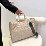 Large Capacity Women Shoulder Handbag Soft Portable Tote for Weekend Travel