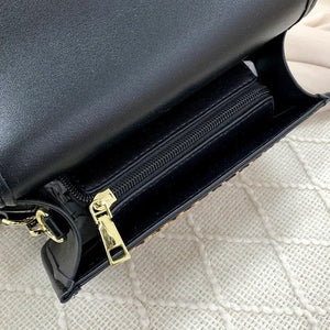 Plaid Shoulder Bag Warm Messenger Girls School Shopping Mobile Phone Bag