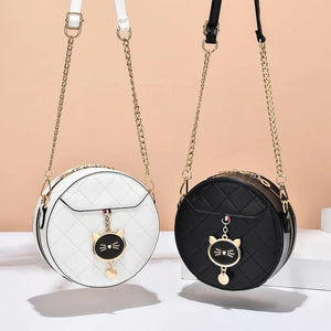 Summer Small Bag Female Round Female Bag Shoulder Round Cake Bag Portable Mini M