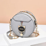 Summer Small Bag Female Round Female Bag Shoulder Round Cake Bag Portable Mini M