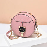 Summer Small Bag Female Round Female Bag Shoulder Round Cake Bag Portable Mini M