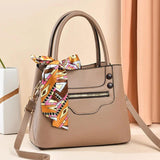 Silk Scarf Large-capacity Handbag All-match Shoulder Bag Women