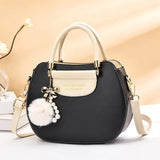 Spring Contrast Handbag Women's Shoulder Rhombus Underarm Bag