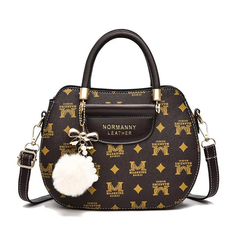 Spring Contrast Handbag Women's Shoulder Rhombus Underarm Bag